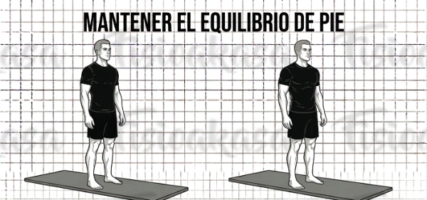 equilibrio dos pies